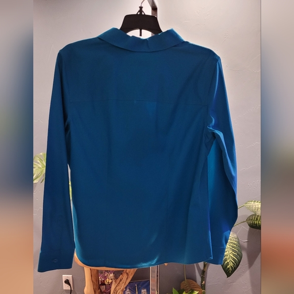 Chicos button down teal shirt - Picture 7 of 7